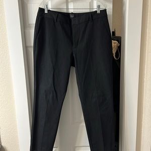 Gap charcoal gray slim ankle high rise trousers size 14